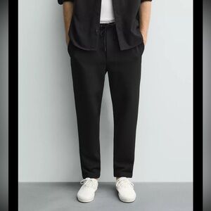 Zara Easy Care Jogger Waist Pants, Size S